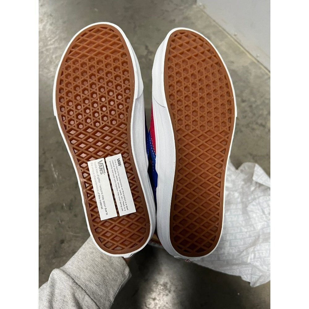 NEW Vans | Classic Slip-On Pride Patchwork/True White Sz M5.5/W7 - Picture 6 of 8